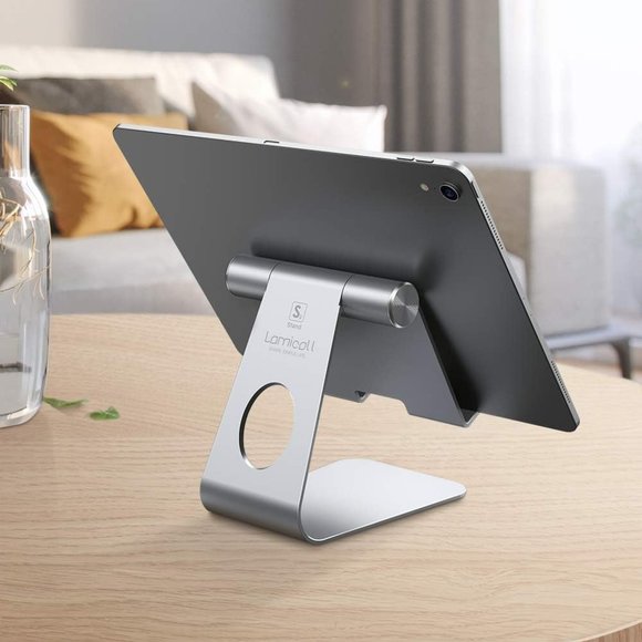 BNIB Adjustable Lamicall Phone and Tablet Stand (5-13 inch) - Silver - Picture 2 of 13